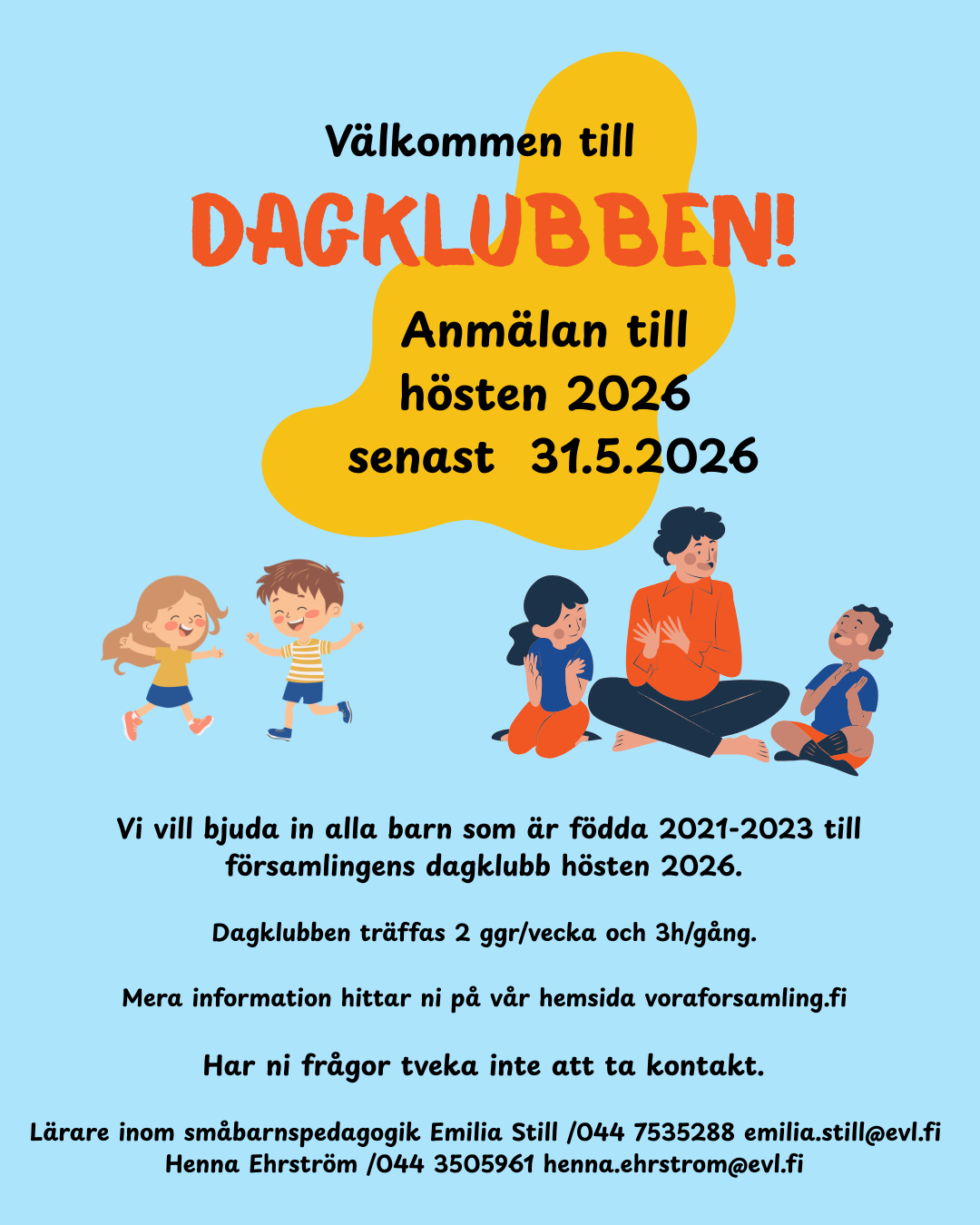 anmäl till dagklubben